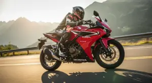 2026 Honda CBR500R Four showcasing its new inline-four engine