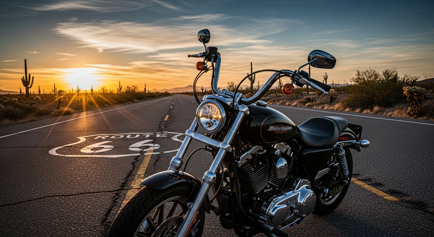 Infographic of Harley-Davidson X440 key specifications and features in Harley black-and-orange theme.